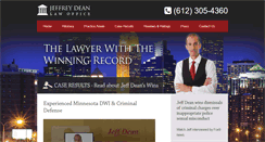 Desktop Screenshot of jeffdeanlaw.com